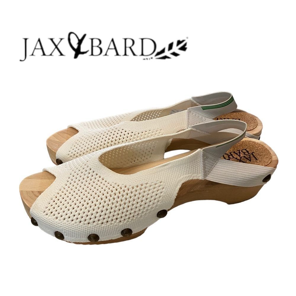 JAX & BARD Sandpiper Women's White Sandals NEW 39 8.5 9